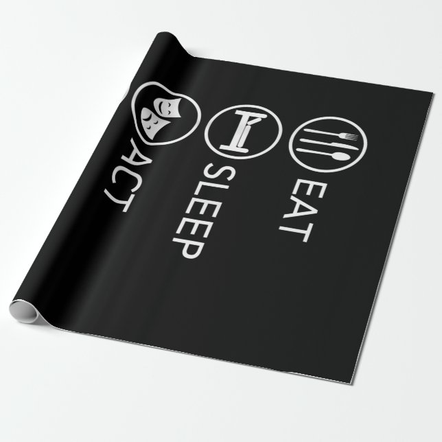 Upprepade skådespelare som agerar Gift Presentpapper (Utrullad)