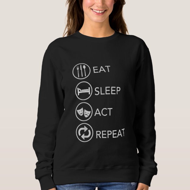 Upprepade skådespelare som agerar Gift T Shirt (Framsida)