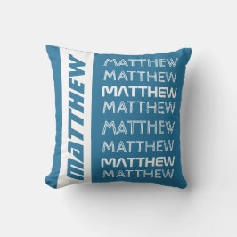 Upprepande anpassningsbar i namn kudde