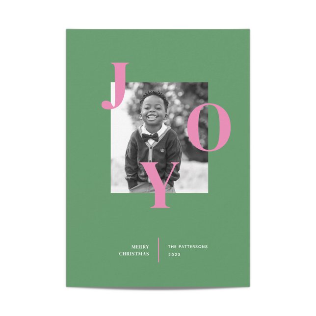 Upprepande av Joy Helgdag Photo Card Julkort (Skapare uppladdad)
