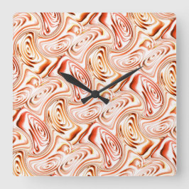 Upprepande av rödblommor eller fjäril fyrkantig klocka