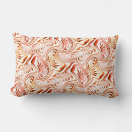 Upprepande av rödblommor eller fjäril lumbarkudde