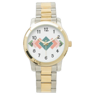 Upprepande diamanter armbandsur