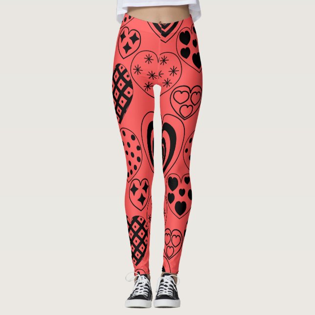 Upprepande hörn leggings (Framsida)