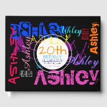 Upprepande Namn 6 Brev 20:e födelsedag Bok