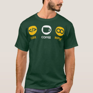 UPPREPAT KODKOFFETISKT T SHIRT