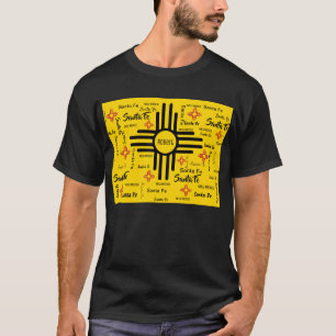 Upprepat Ord x 2 plus ditt namn Santa Fe NM T Shirt