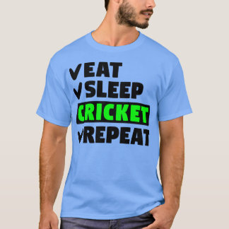 Upprepning av eat-sömncricket t shirt