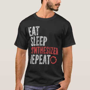 Upprepning av Eat-sömnsynkroniserare T Shirt