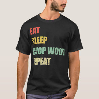 Upprepning av eat-sparande-kammusslor t shirt