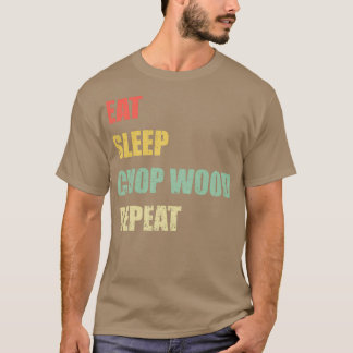 Upprepning av eat-sparande-kammusslor t shirt