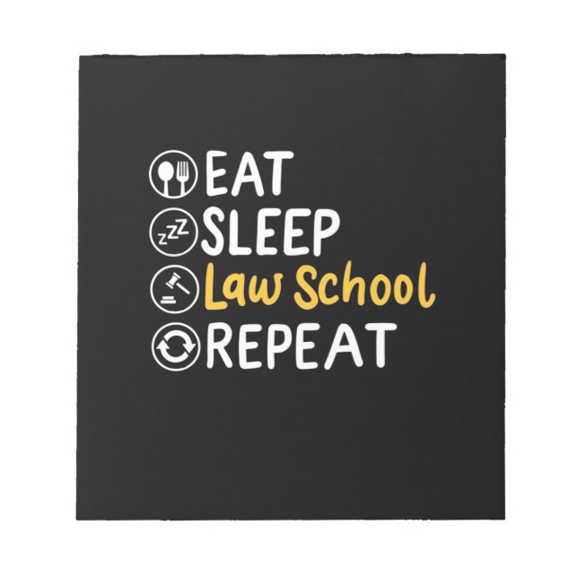 Upprepning av Eat Ssov Law School Anteckningsblock (Framsida)