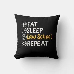 Upprepning av Eat Ssov Law School Kudde