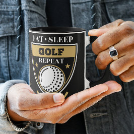 Upprepning av Eat Sviloläge Golf Mugg