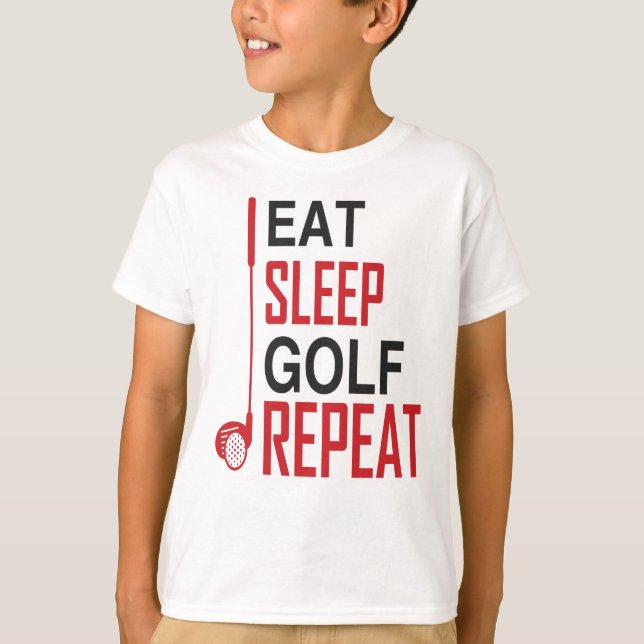 Upprepning av Eat Sviloläge Golf T Shirt (Framsida)