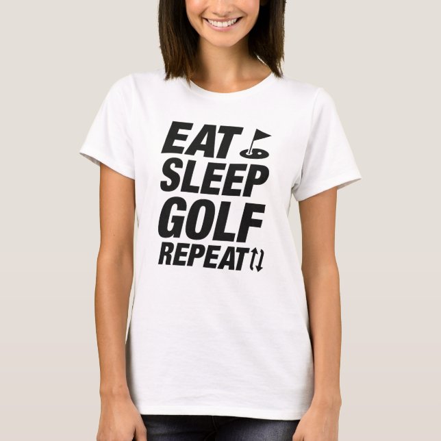Upprepning av Eat Sviloläge Golf T Shirt (Framsida)