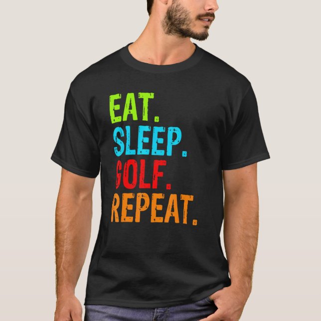 Upprepning av Eat Sviloläge Golf T Shirt (Framsida)