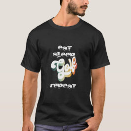 Upprepning av Eat Sviloläge Golf T Shirt