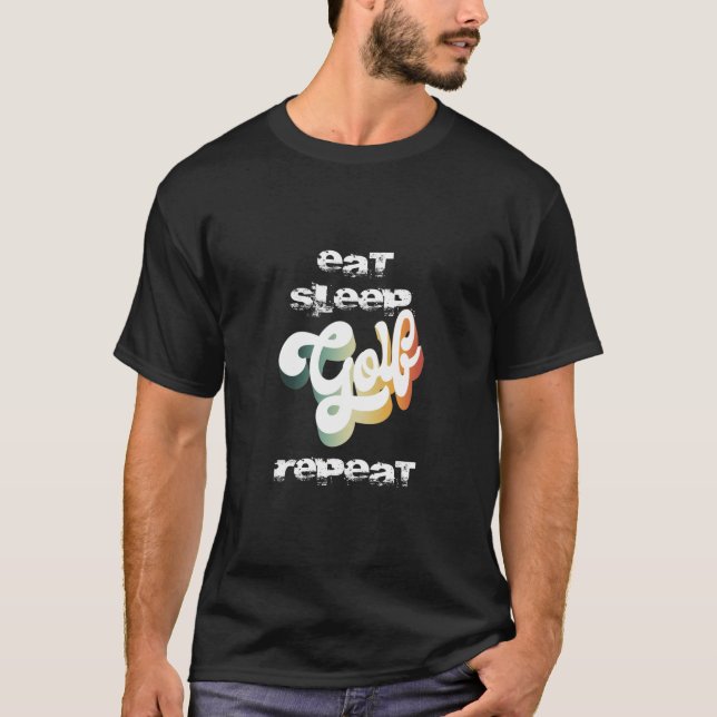Upprepning av Eat Sviloläge Golf T Shirt (Framsida)