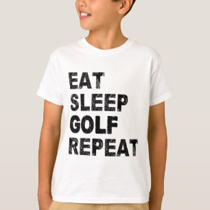 Upprepning av Eat Sviloläge Golf T Shirt