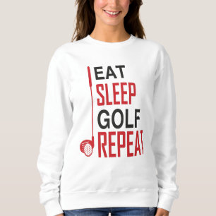 Upprepning av Eat Sviloläge Golf T Shirt