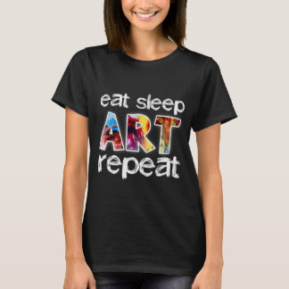 Upprepning av Eat-vilokonst T Shirt