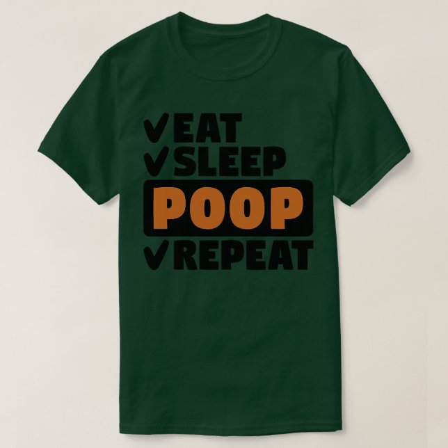 Upprepning av Eat-viloläge T Shirt (Design framsida)