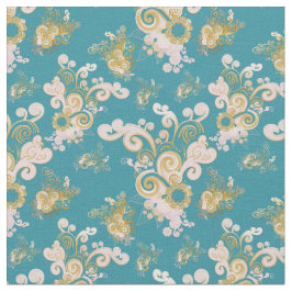 Upprepning av glatt abstrakt-blomman tyg