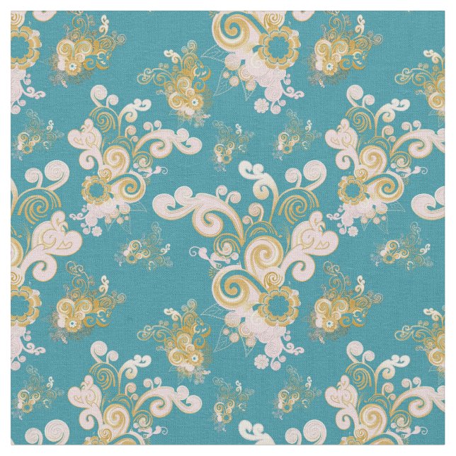 Upprepning av glatt abstrakt-blomman tyg (Närbild)