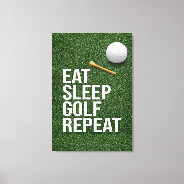Upprepning av golfägget canvastryck (Framsida)