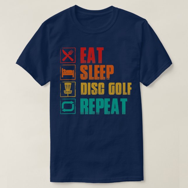Upprepning av golfplattor för viloläge t shirt (Design framsida)