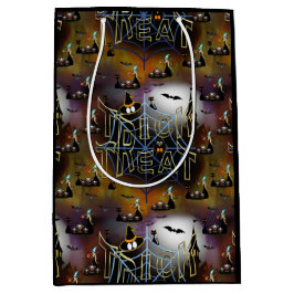 Upprepning av gotiskt trick-or-treat-spindelnät