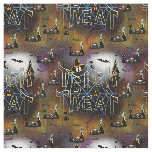 Upprepning av gotiskt trick-or-treat-spindelnät tyg (Närbild)