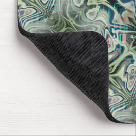 Upprepning av gråaktig grönt och grön cyanthro musmatta