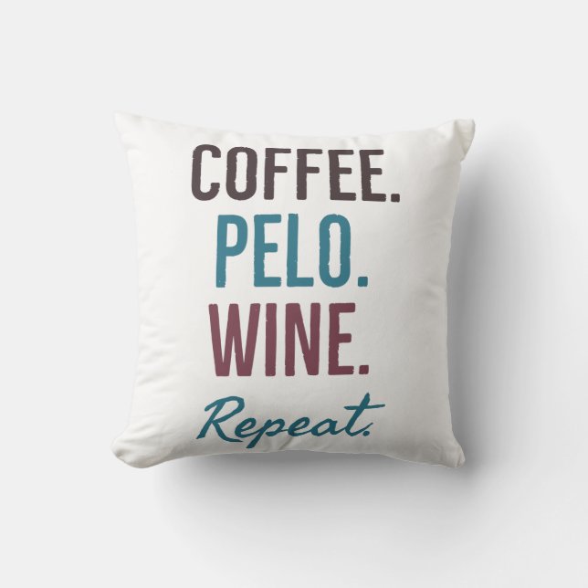 Upprepning av Kaffe pelo vin Kudde (Framsida)