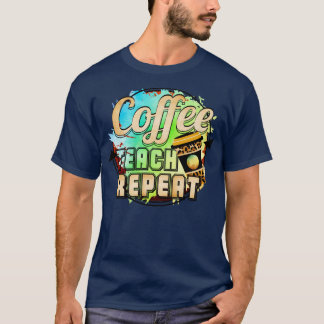 Upprepning av kaffebröd1 t shirt