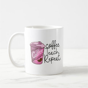 Upprepning av kaffeträd Lärare citat Kaffemugg