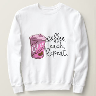 Upprepning av kaffeträd Lärare citat T Shirt