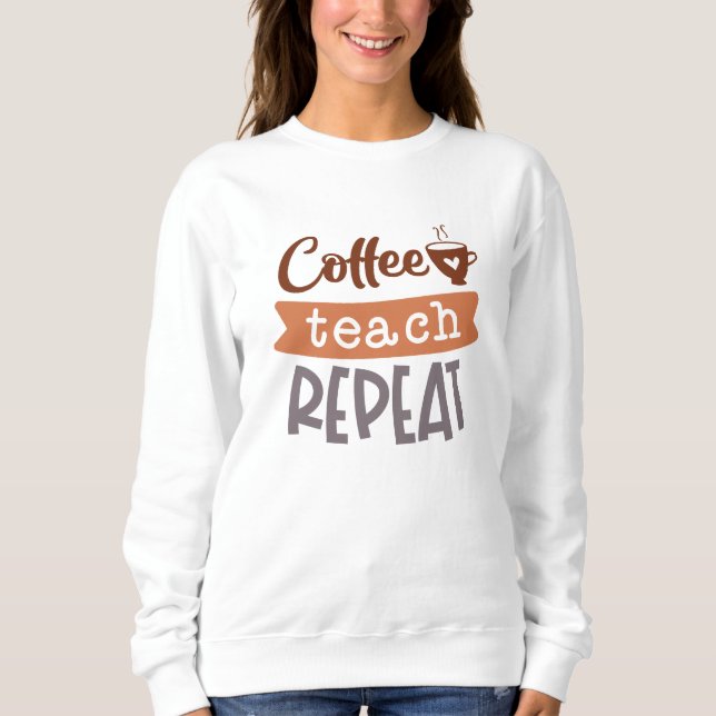 Upprepning av kaffeträd t shirt (Framsida)