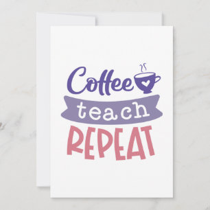 Upprepning av kaffeträd tack kort