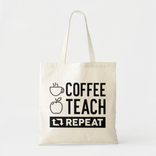 Upprepning av kaffeträd tygkasse