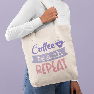 Upprepning av kaffeträd tygkasse