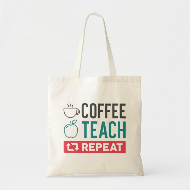 Upprepning av kaffeträd tygkasse (Framsidan)