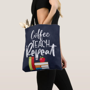 Upprepning av kaffeträd tygkasse