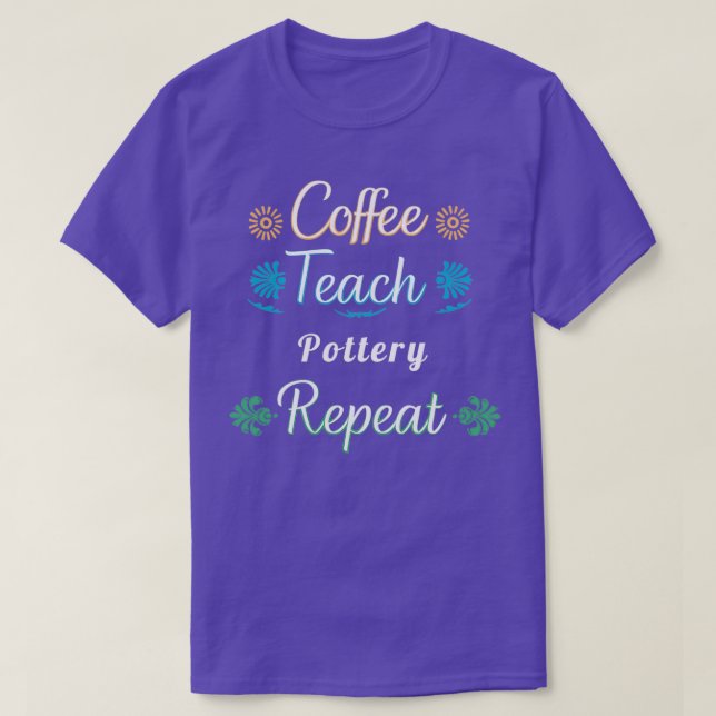 Upprepning av koffekttspotteriet t shirt (Design framsida)