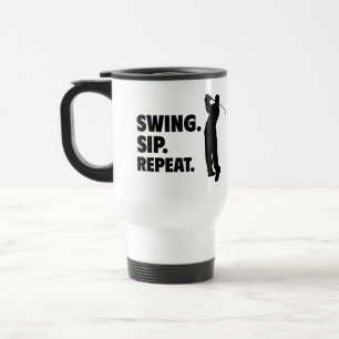 Upprepning av personlig Golf Swing Sip Resemugg