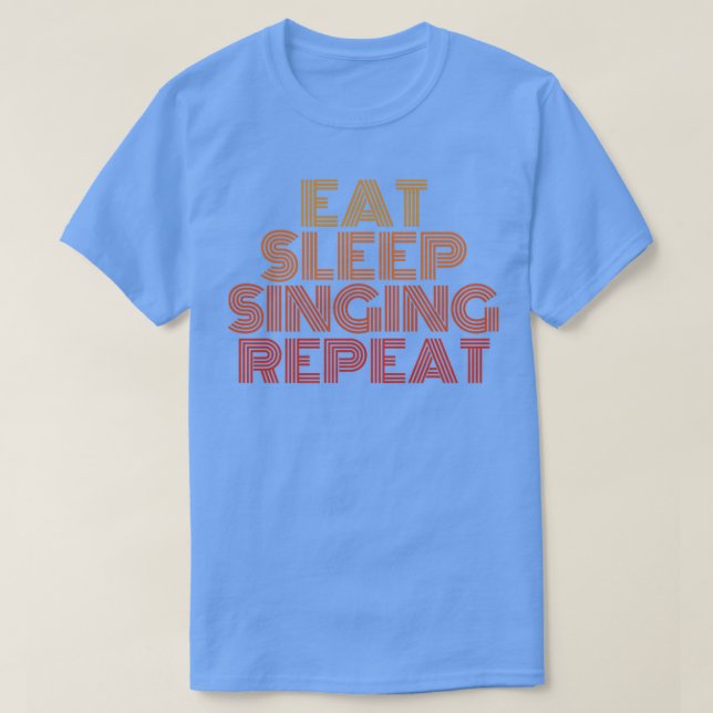 Upprepning av sömn t shirt (Design framsida)
