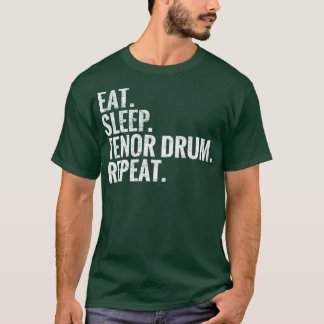 Upprepning av sömntråd eller trumma t shirt