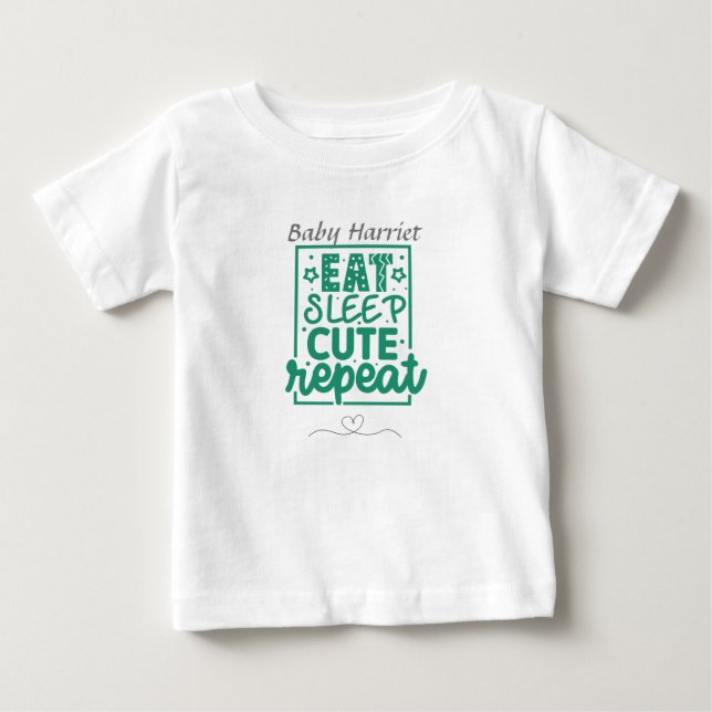 Upprepning av viloläge - anpassa T-Shirt från namn (Framsida)