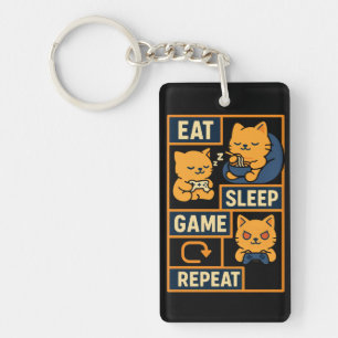 Upprepning av viloläge - Cute Gamer Cat